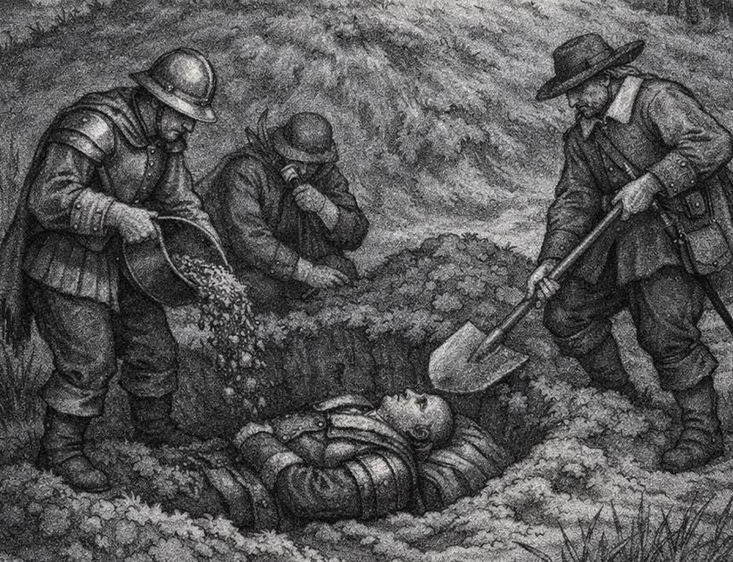 Legenda o grobie pod Szwedzkim Słupem