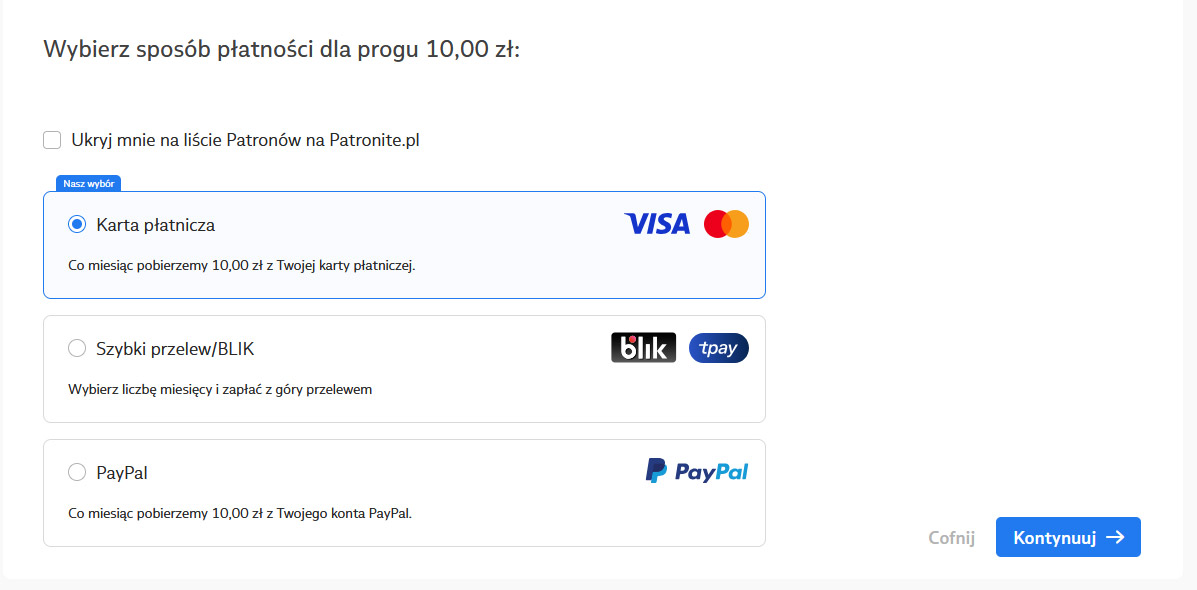 Pomoc Patronite